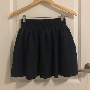 UO Navy Skirt